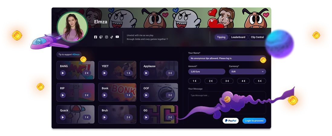 Tipping Page Preview