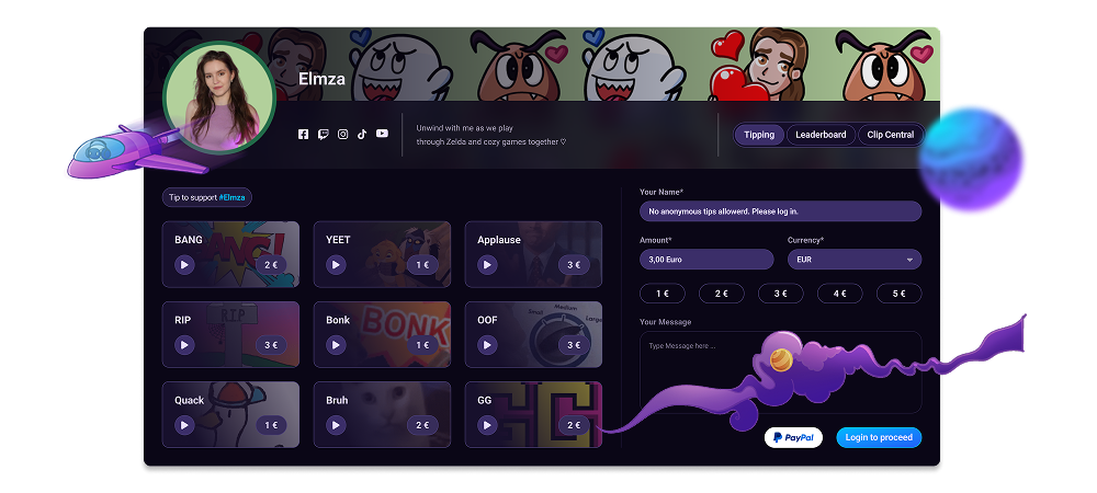 Tipping Page